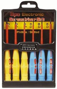 6 Piece Precision Insulated Screwdriver Set - Office Connect 2018