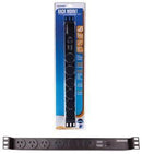6 Position Surge Protected Power Rail/Strip 19" 2U Rackmount - Office Connect 2018
