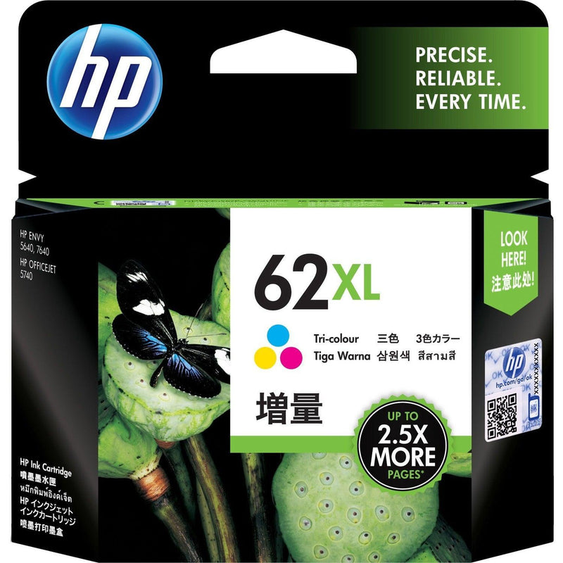62XL TRI-COLOR INK CART C2P07AA - Office Connect 2018