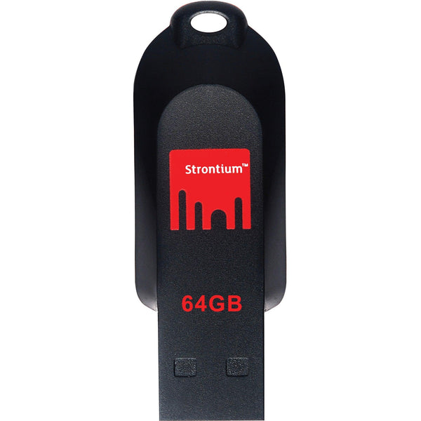 64GB POLLEX USB 2.0 - Black Red - Office Connect 2018