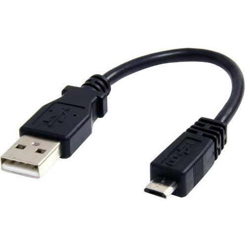 6in Micro USB Cable - A to Micro B - M/M - Office Connect 2018