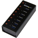 7 Port USB 3.0 Hub - Desktop /Wall-Mount - Office Connect 2018
