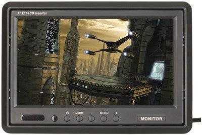 7" TFT LCD Widescreen Colour Monitor with IR Remote - Office Connect 2018