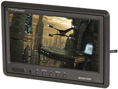 7" TFT LCD Widescreen Colour Monitor with IR Remote - Office Connect 2018