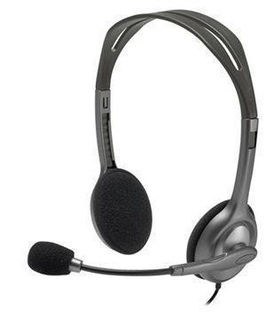 Logitech H110 Stereo Headset with Noise-Cancelling Microphone - Office Connect