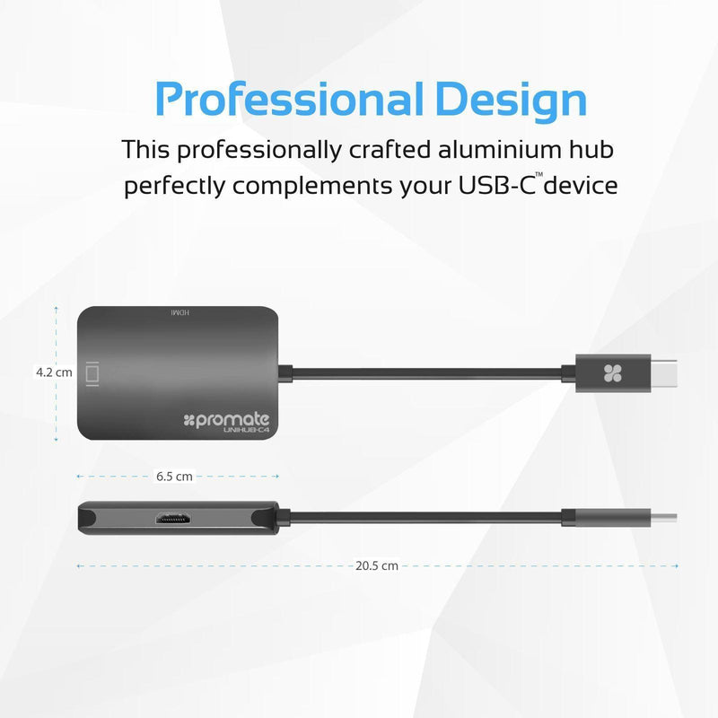 PROMATE 2.1 USB 3.1 Type-C Display Adapter. 4K2K HDMI - Office Connect