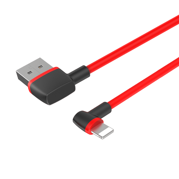UNITEK 1m L-Shaped USB & Lightning Connector Cable. - Office Connect