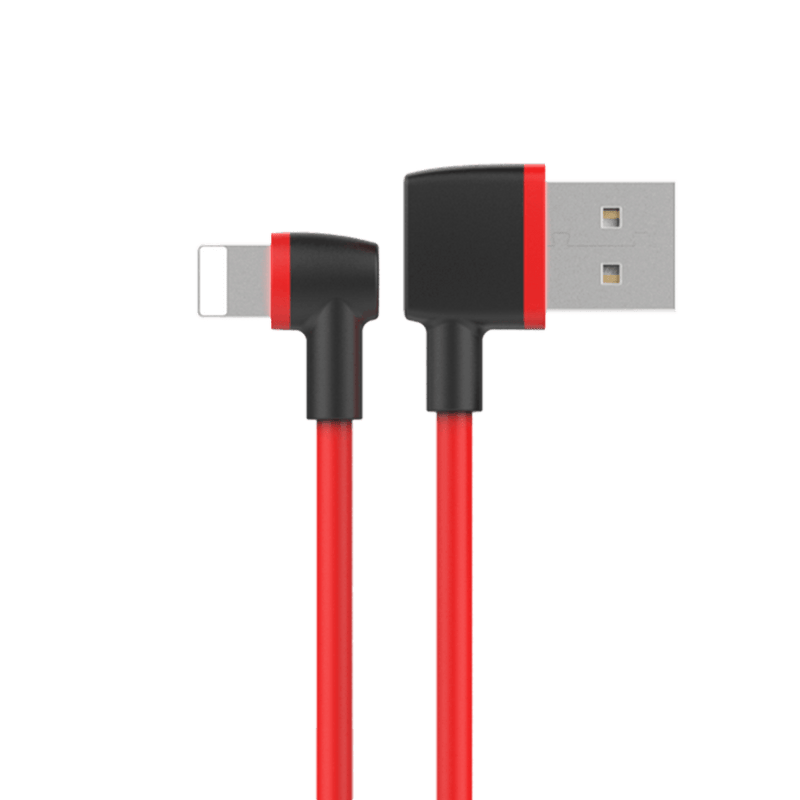 UNITEK 1m L-Shaped USB & Lightning Connector Cable. - Office Connect