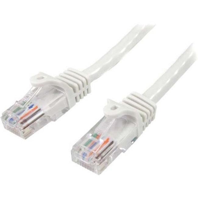 7m White Snagless Cat5e Patch Cable - Office Connect 2018