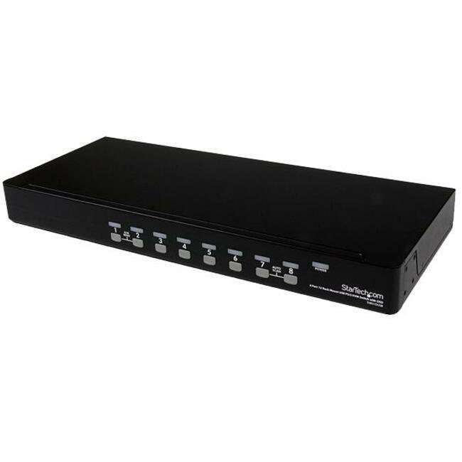 8 PORT 1U RACKMOUNT USB PS/2 KVM SWITCH - Office Connect 2018
