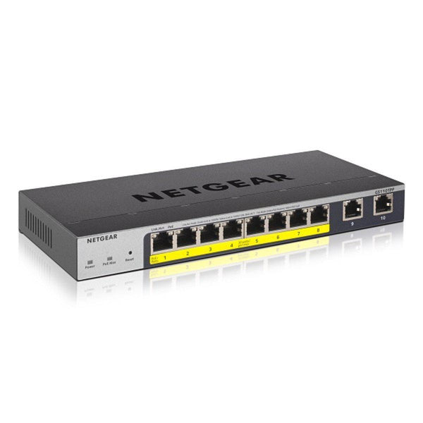 8-Port Gb PoE+ Smrt Mngd Switch w 2 Copper Prts + Cloud Mng - Office Connect 2018