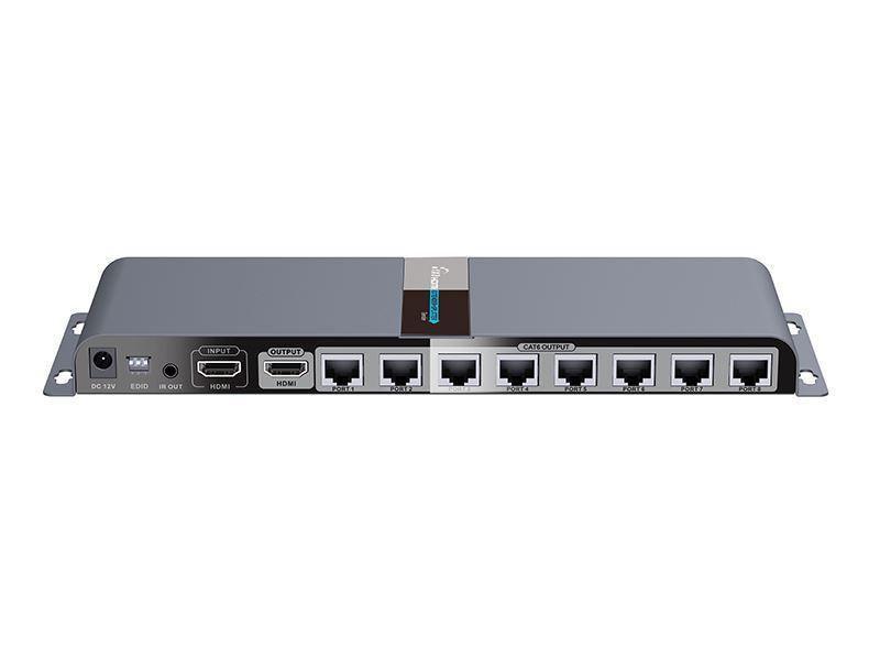 LENKENG 1 in 8 Out HDMI Extender. 1x HDMI in to 8x - Office Connect