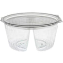 Sho-Bowl 580ml-22oz 2-Compartment Flat Lid