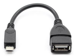 Digitus micro USB 2.0 Type B (M) to USB Type A (F) Adapter Cable - Office Connect