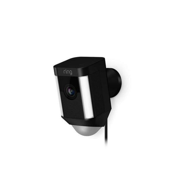 Ring Spotlight Wired Camera - Black - Office Connect