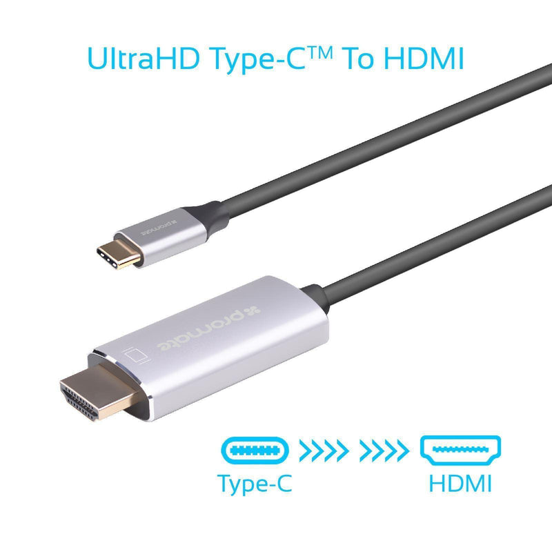 PROMATE 1.8m USB-C to HDMI cable Premium audio video - Office Connect