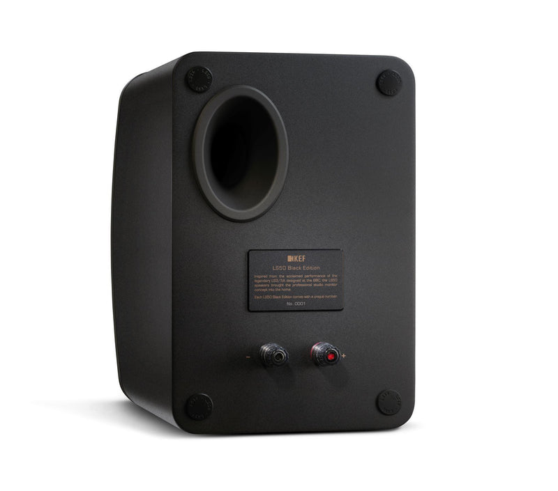 KEF Black Edition Innovative Studio Monitor Speakers. - Office Connect
