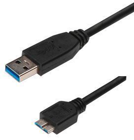 Digitus USB 3.0 Type A (M) to micro USB Type B (M) 1.8m Cable - Office Connect