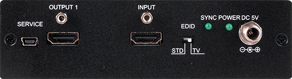 CYP 1 to 4 HDMI UHD Splitter. Supports HDTV resolution - Office Connect
