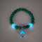 Energy Luminous Lotus Natural Stone Bracelet Yoga Healing Luminous Glow In The Dark Charm Beads Bracelet For Men Women Prayer Buddhism - Office Connect 2018