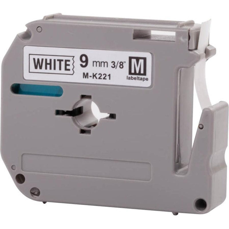 9MM BLK ON WHT TAPE for PT65 PT85 PT100 - Office Connect 2018