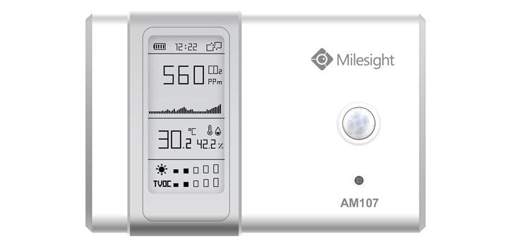 MILESIGHT AM107 LORAWAN EU868/IN865 AMBIENCE MONITORING SENSOR - Office Connect 2018