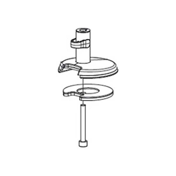 HUMANSCALE MOUNT M2 BOLT THROUGH WHI - Office Connect