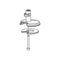 HUMANSCALE MOUNT M2 BOLT THROUGH WHI - Office Connect