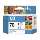 HP 70 Matte Black / Cyan Printhead - Office Connect