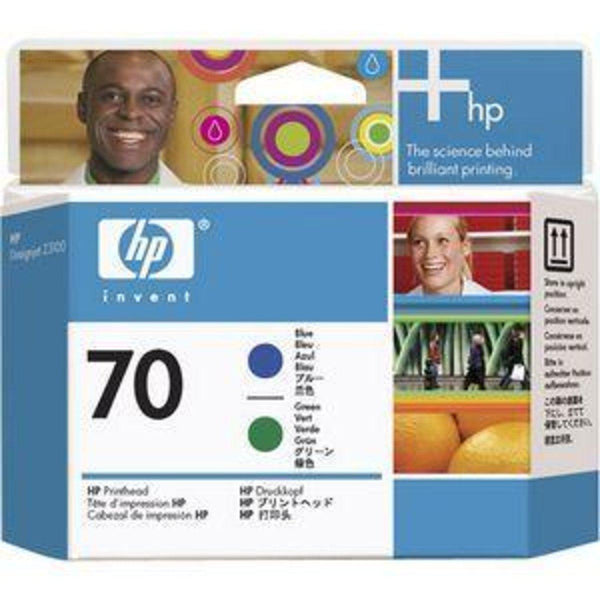 HP 70 Blue / Green Printhead - Office Connect