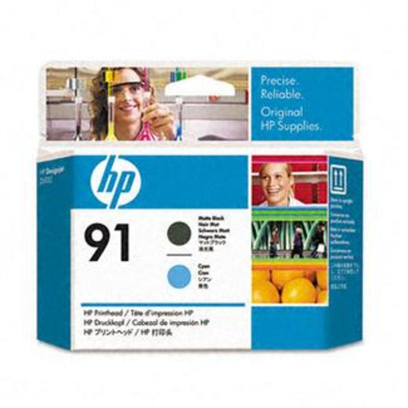 HP 91 Matte Black and Cyan Printhead - Office Connect