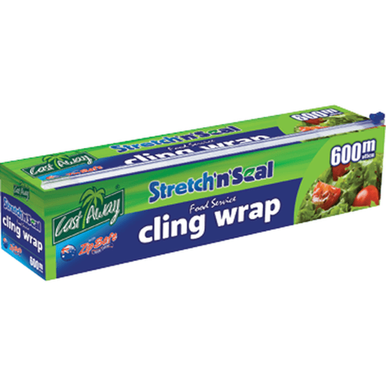 Stretch'n'Seal Foodservice Cling Wrap | ZipSafe Dispenser Pack | 45 cm wide - 600 metres