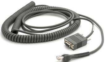 ZEBRA CABLE DATA SCANNER RS232 DB9F TXD2 COILED 6M - Office Connect