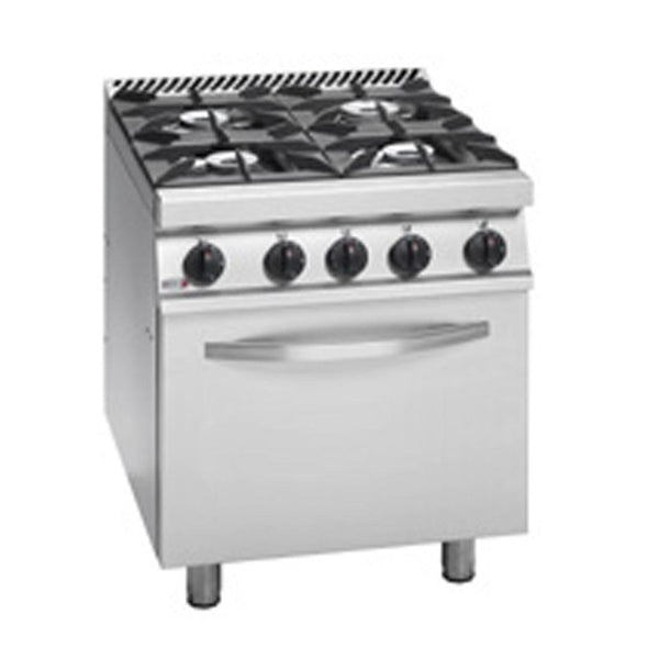 Fagor 700 series natural gas 4 burner gas range with gas oven CG7-41H - Office Connect 2018