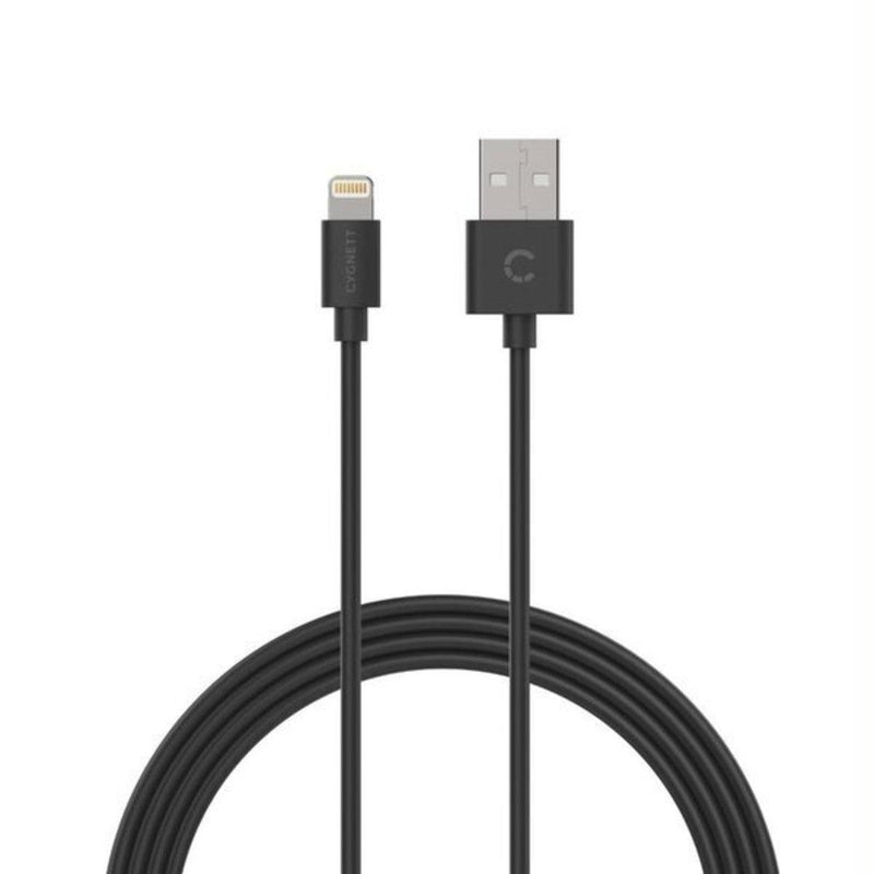 ESSENTIALS LIGHTNING TO USB-A CABLE 1M - BLACK - Office Connect