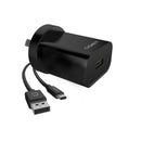CYGNETT POWERPLUS QC 3.0 + USB-C TO USB-A CABLE - AU BLACK - Office Connect