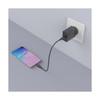 POWERPLUS 18W TOTAL USB-C /QC 3.0 + C TO C CABLE - AU BLACK - Office Connect
