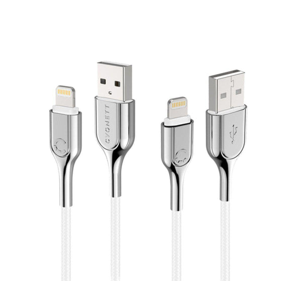 Cygnett Armored Lightning to USB-A Cable 3M -White - Office Connect
