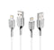 Cygnett Armored Lightning to USB-A Cable 3M -White - Office Connect