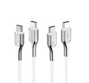 Cygnett Armored 2.0 USB-C to USB-C (5A/100W )Cable 1M -White - Office Connect
