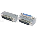 L-com Low Profile Right Angle Adapter DB25 Male / Female Cable Exit 3 - Office Connect