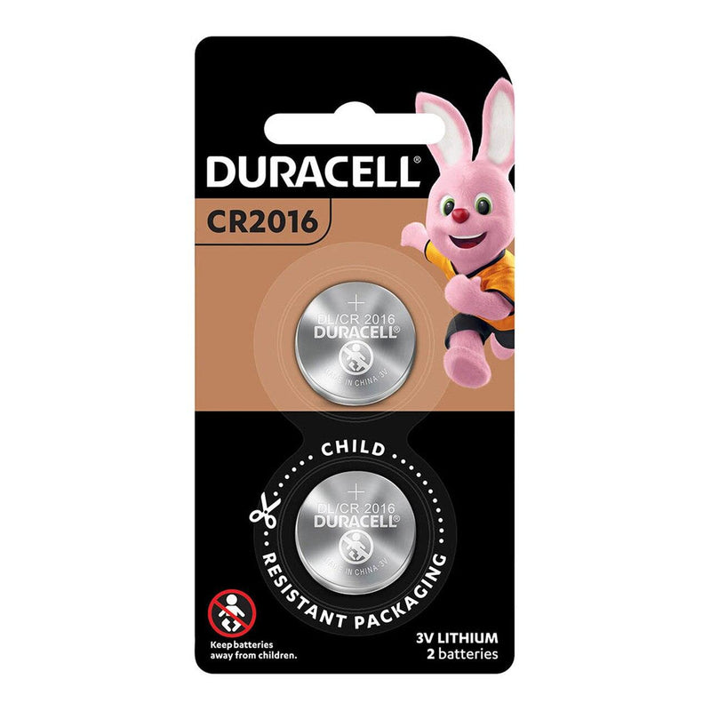 Duracell Lithium Coin CR2016 Battery Pack of 2 - Office Connect