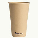 Single Wall EcoCup - KRAFT 500ml - Office Connect 2018