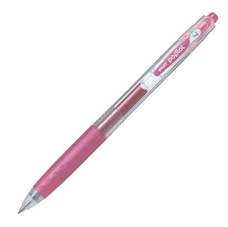 Pilot Pop'lol Gel Fine Metallic Pink (BL-PL-7-MP) Units per pack: 12 - Office Connect