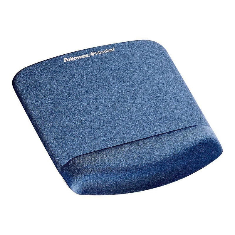 Fellowes PlushTouch Wrist Rest Mouse Pad Blue - Office Connect