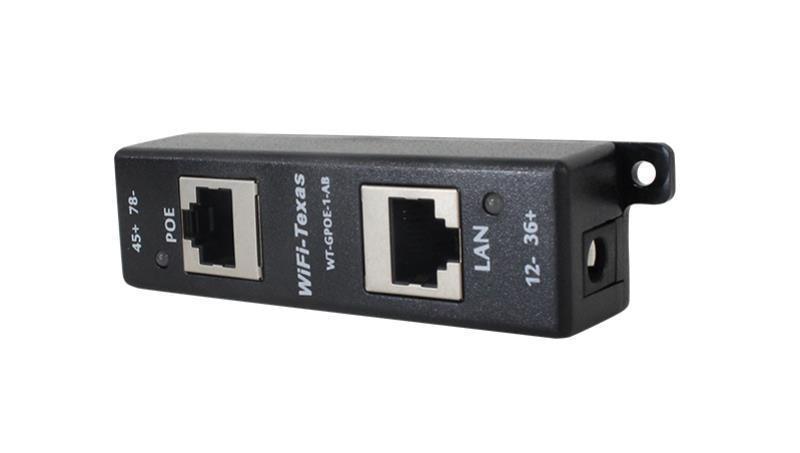 PoE World Gigabit Mode AB Passive PoE injector - Office Connect