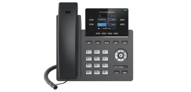 Grandstream GRP2612P 2 Lines 2 SIP PoE 2.4inch Colour Screen - Office Connect