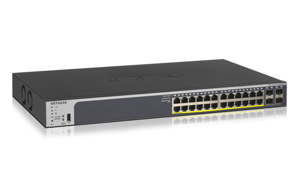 NETGEAR 24-Port 190W Gigabit PoE+ Ethernet Smart Managed - Office Connect