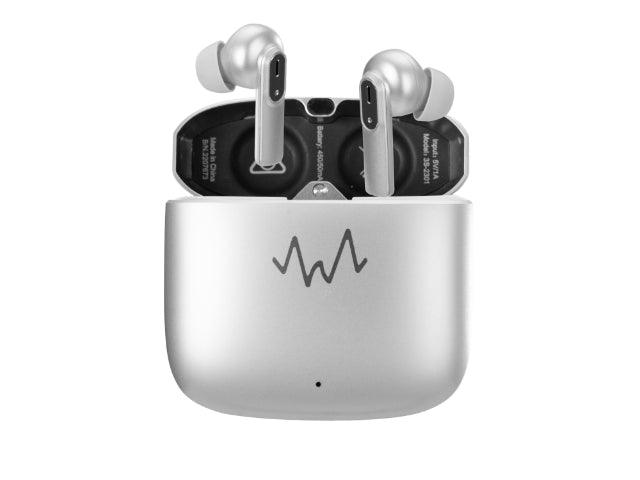 Wave Audio ENC True Wireless Earbuds - Immersive Pro Silver - Office Connect 2018