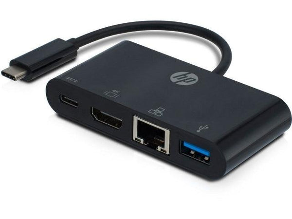HP USB C to HDMI/USB C/USB A/LAN - Office Connect 2018